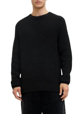 Maglia Jack and Jones Global nera per uomo.