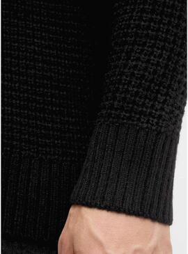 Maglia Jack and Jones Global nera per uomo.