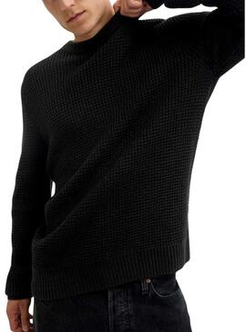 Maglia Jack and Jones Global nera per uomo.