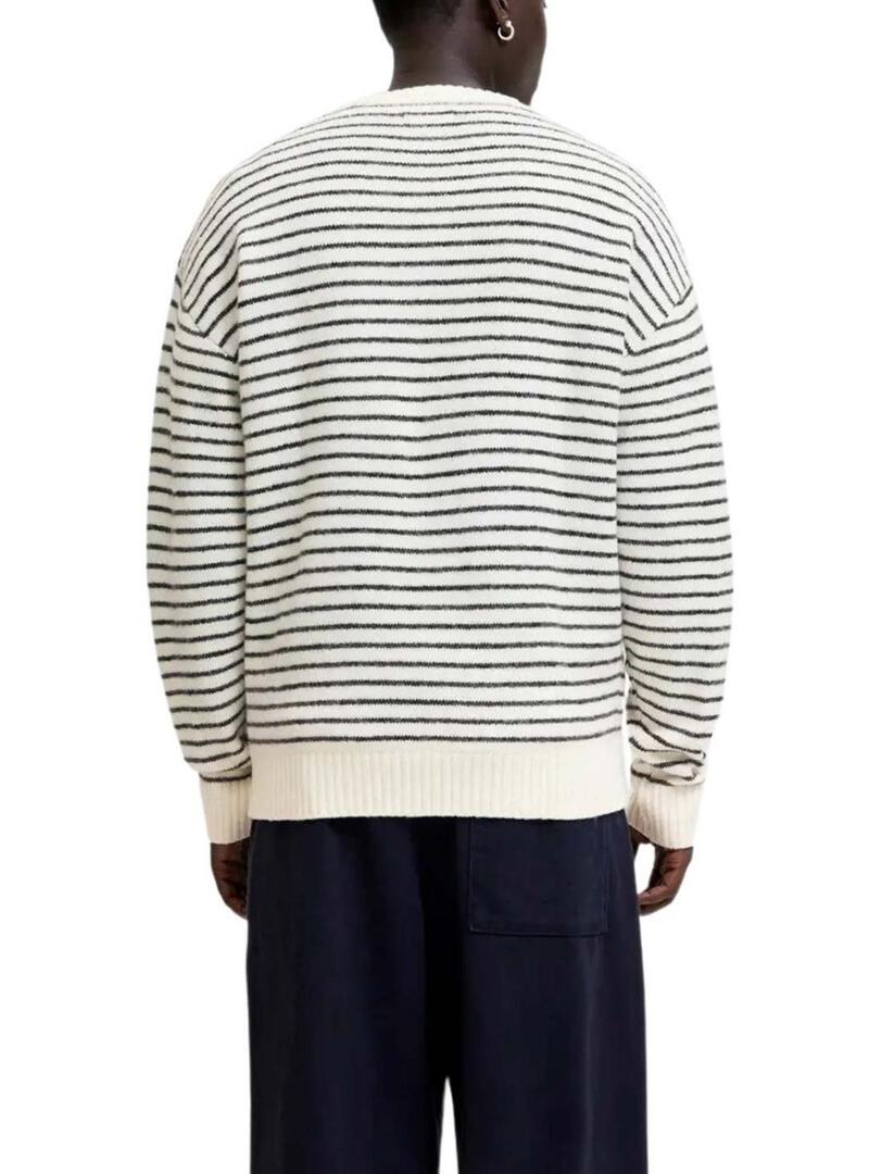 Maglia bianca Jack and Jones Ollie per uomo.