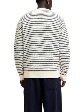 Maglia bianca Jack and Jones Ollie per uomo.