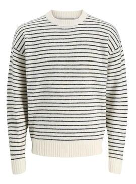 Maglia bianca Jack and Jones Ollie per uomo.
