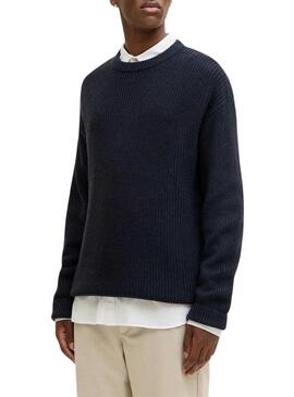 Maglia Jack and Jones Kaito blu scuro per uomo.