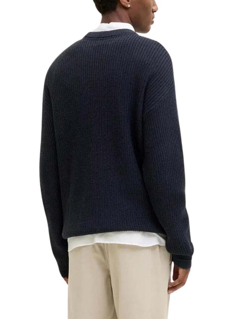 Maglia Jack and Jones Kaito blu scuro per uomo.