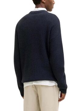 Maglia Jack and Jones Kaito blu scuro per uomo.