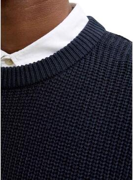 Maglia Jack and Jones Kaito blu scuro per uomo.