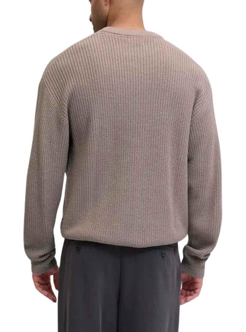 Maglia Jack and Jones Kaito beige per uomo