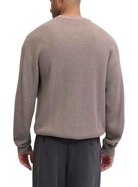 Maglia Jack and Jones Kaito beige per uomo