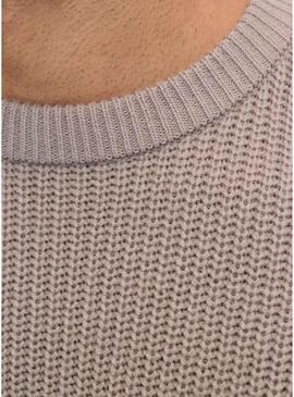 Maglia Jack and Jones Kaito beige per uomo