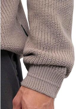 Maglia Jack and Jones Kaito beige per uomo