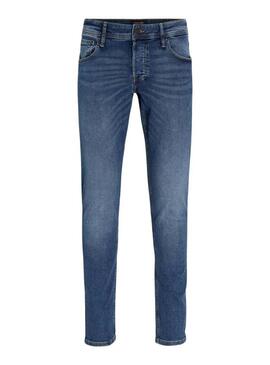 Pantaloni di jeans Jack and Jones Tim blu per uomo.
