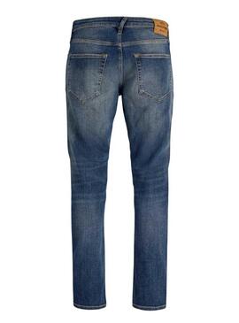 Pantaloni in denim Jack and Jones Glenn Cooper blu per uomo