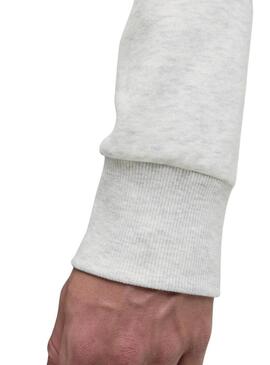 Felpa Jack and Jones grigia per uomo