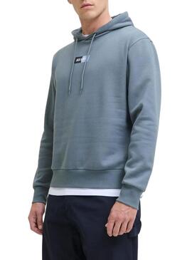 Felpa Jack and Jones blu navy per uomo