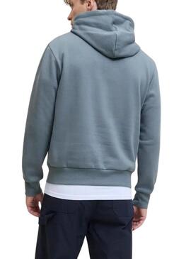 Felpa Jack and Jones blu navy per uomo