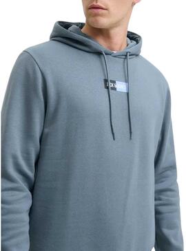 Felpa Jack and Jones blu navy per uomo