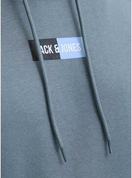 Felpa Jack and Jones blu navy per uomo