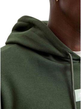 Felpa Jack and Jones Verde Pantalone per uomo