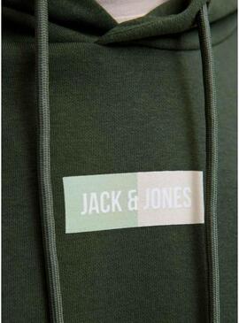 Felpa Jack and Jones Verde Pantalone per uomo