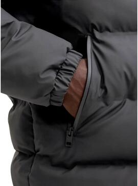 Giacca trapuntata Jack and Jones Elements nera per uomo.