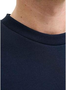 Felpa Jack and Jones Brandy blu scuro per uomo