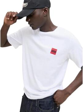 Maglietta Jack and Jones Brandy bianca per uomo
