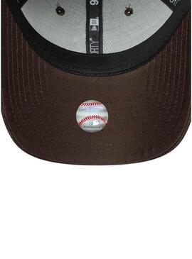 Cappellino New Era Essential Midi 9FORTY marrone per donna