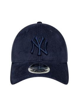 Cappello New Era Cord Yankees MLB Cord 9FORTY blu marino