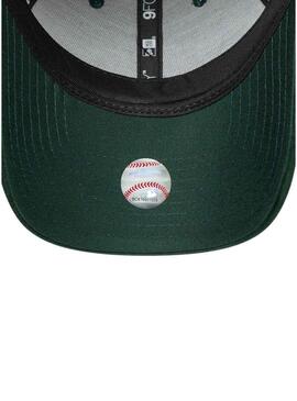 Cappellino New Era Velour 9FORTY New York Yankees verde per donna