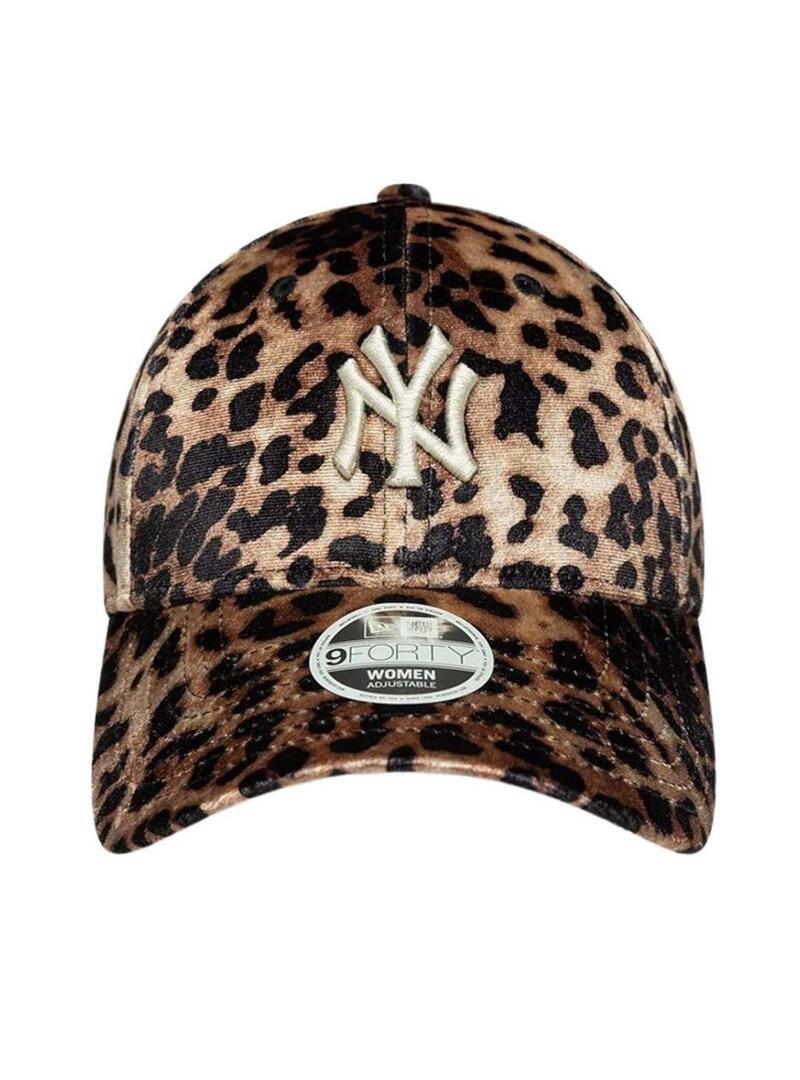 Cappello New Era Leopardo Velour 9FORTY per donna