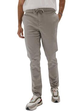 Pantaloni El Pulpo Jogger Peach grigio medio per uomo