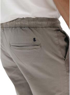 Pantaloni El Pulpo Jogger Peach grigio medio per uomo