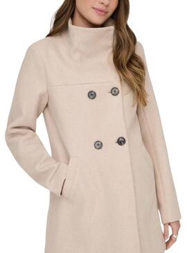 Cappotto Only Blake beige per donna