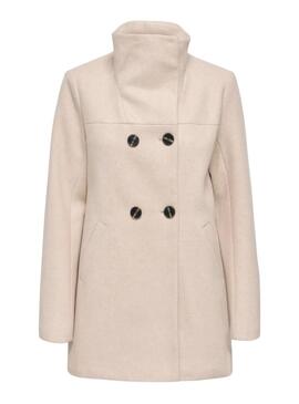 Cappotto Only Blake beige per donna