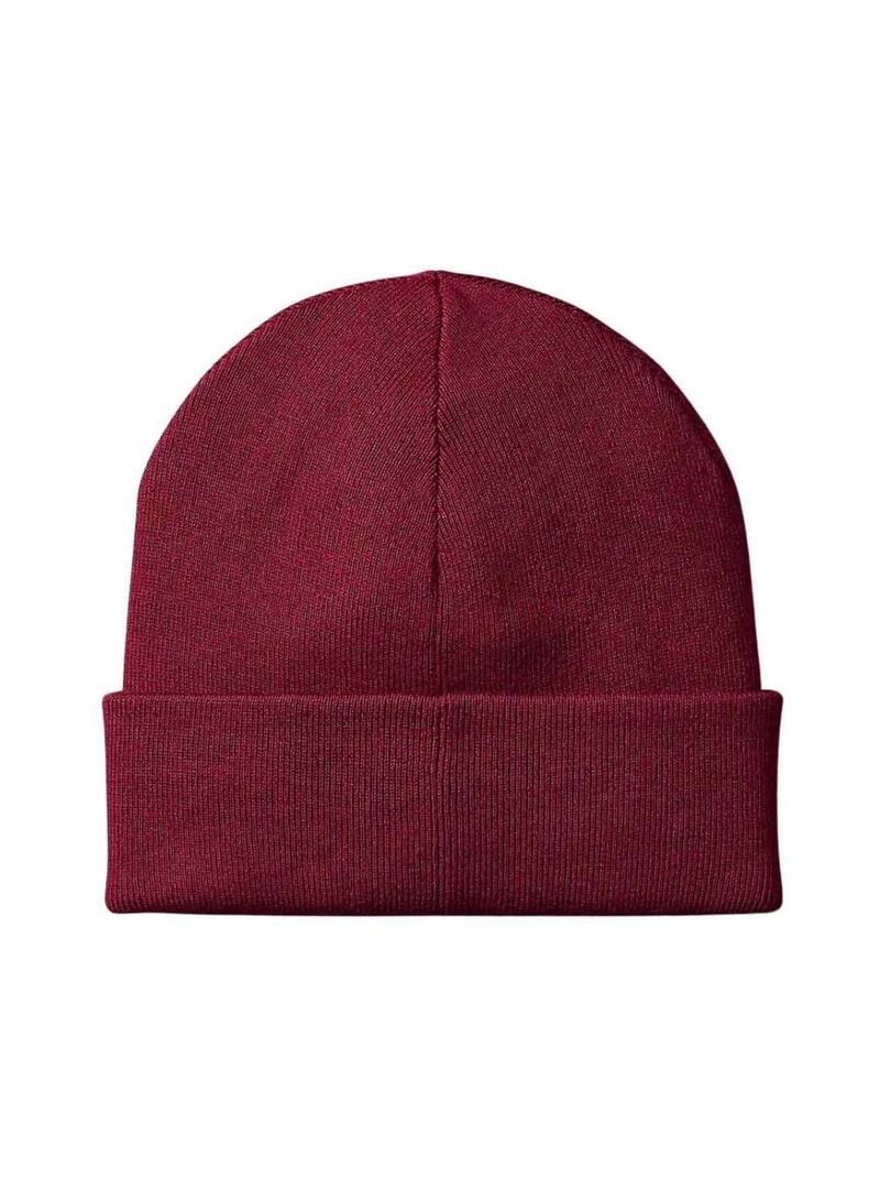 Cappello Calvin Klein logo CK bordeaux per uomo