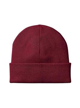 Cappello Calvin Klein logo CK bordeaux per uomo