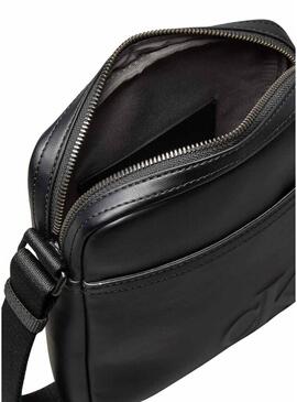 Borsa Calvin Klein reporter con logo nero per uomo.