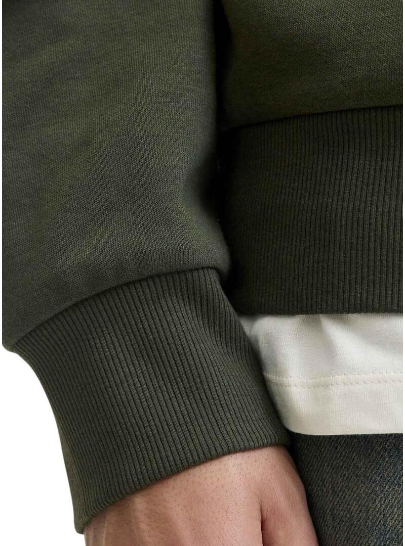 Felpa Jack and Jones Pam verde per uomo