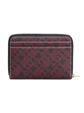 Borsa Tommy Hilfiger Icon stampa monogramma marina per donna