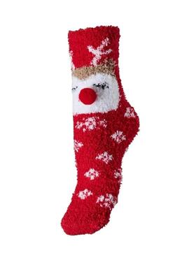 Calze Pieces Joy natalizi con renna per donna.