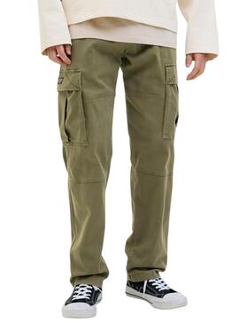 Pantaloni Jack and Jones Kane verdi per uomo