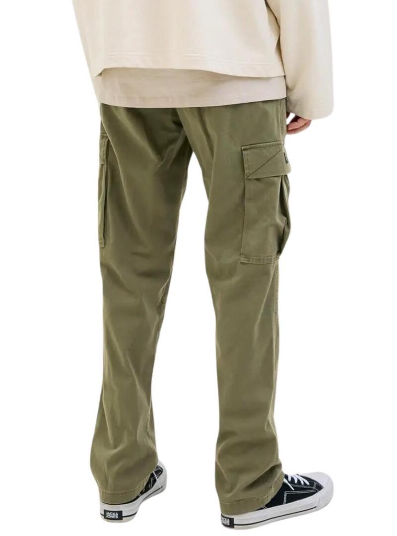 Pantaloni Jack and Jones Kane verdi per uomo