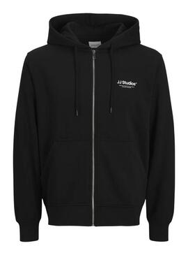 Felpa Jack and Jones Soho nera per uomo