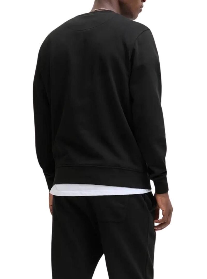 Felpa Jack and Jones Soho JJ Studios nera per uomo.