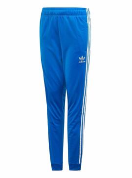 Pantaloni Adidas Superstar Blu Bambino
