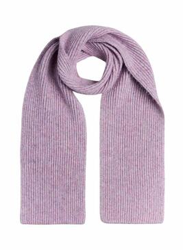 Sciarpa Pieces Milla malva per donna.