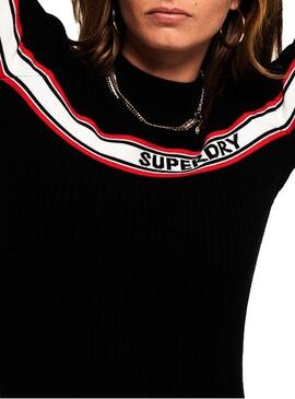 Abito Superdry Logo Nero Donna