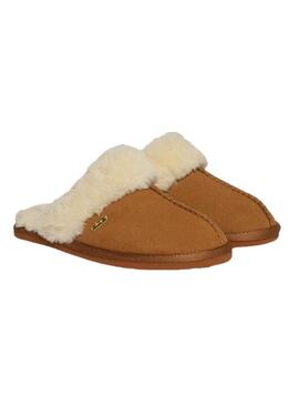 Scarpe Superdy Mule tostato per donna.