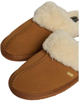 Scarpe Superdy Mule tostato per donna.