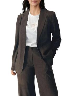 Blazer Vila Vifalte a quadretti stampato per donna